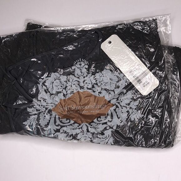 SOFT SURROUNDINGS Lattice Seamless Tank Steel Grey Layer NWT in Package ONE SIZE - Picture 3 of 5